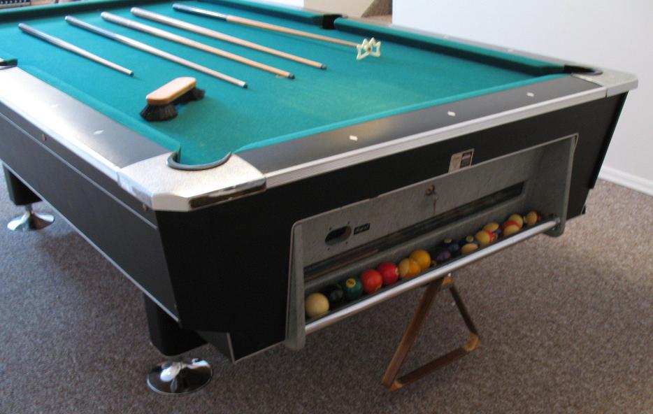 Valley pool table serial number location numbers